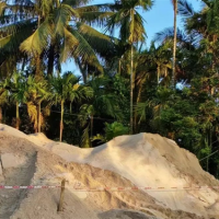 打擊非法采砂 海南一鎮(zhèn)取締6個(gè)非法堆砂點(diǎn)!